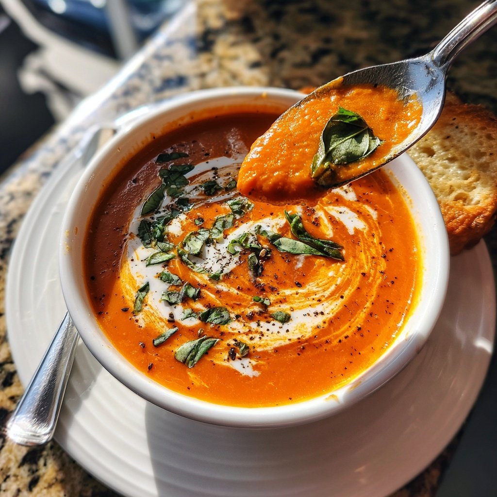 Creamy Tomato Basil Soup