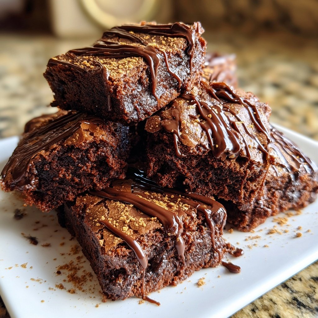 Cottage Cheese Brownies with Cinnamon