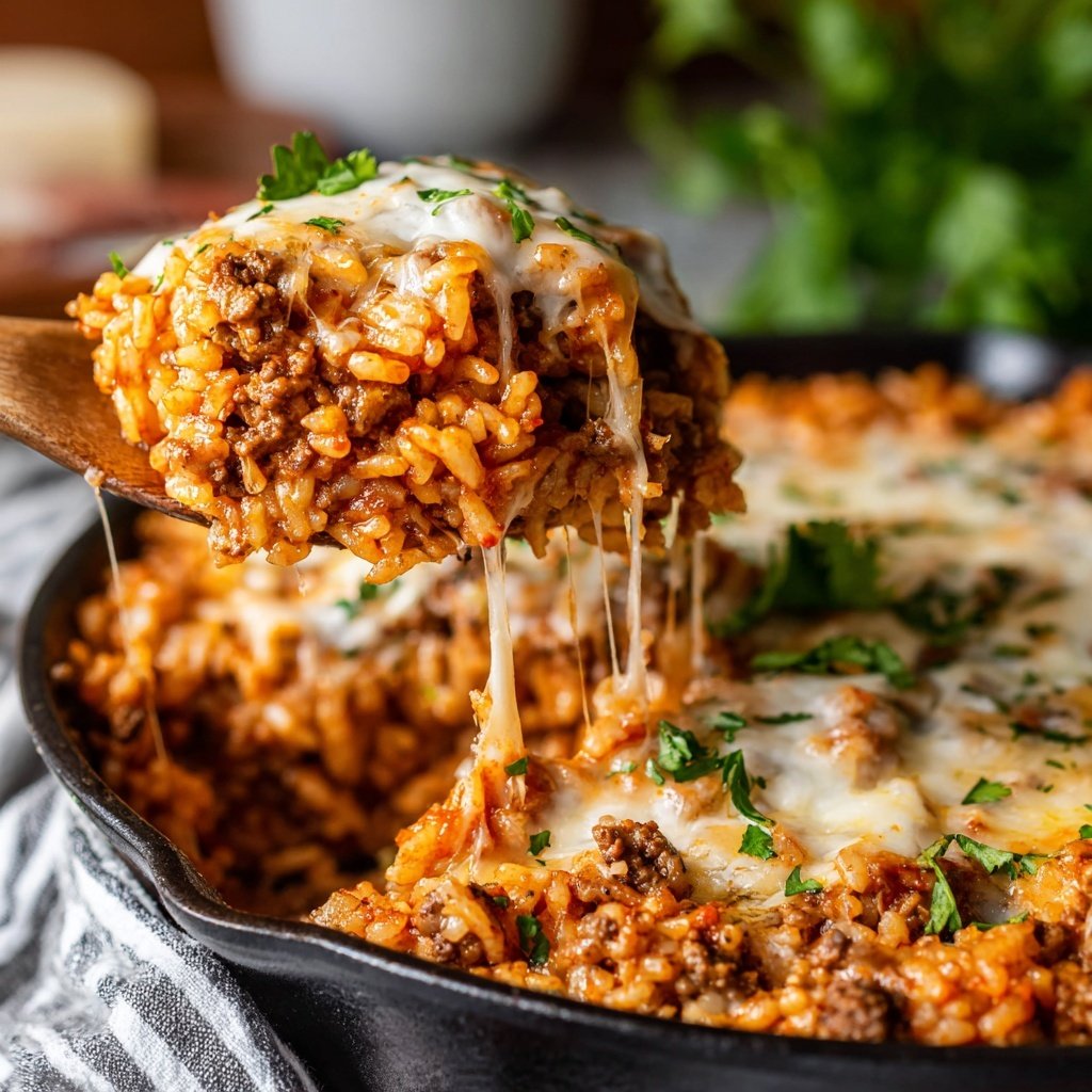 Ground Beef Rice Casserole