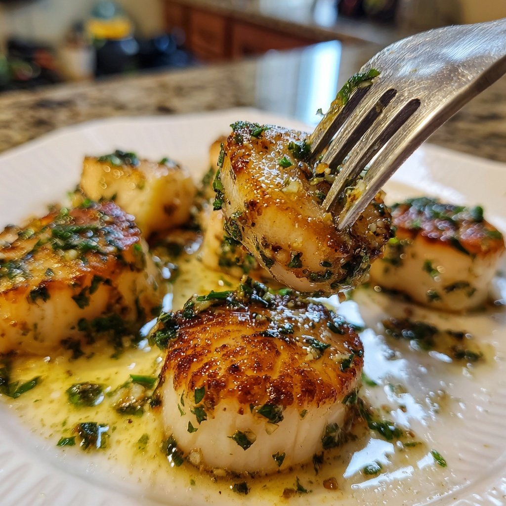 Romantic Seared Scallops