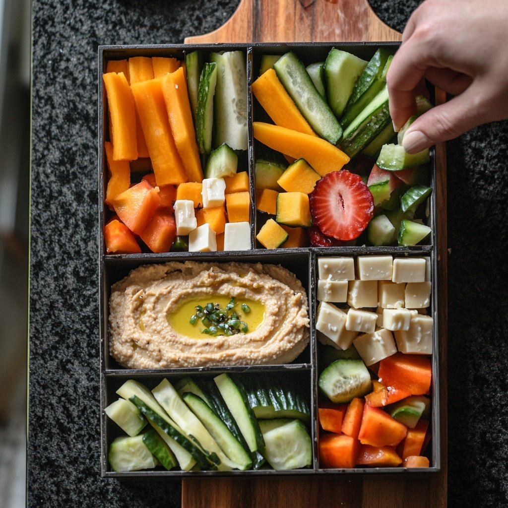 No-Cook Bento Box Lunch Idea