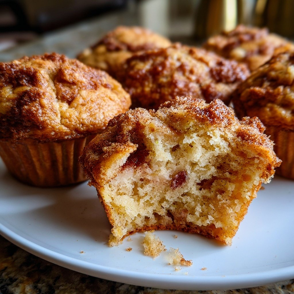 Healthy Apple Cinnamon Muffins