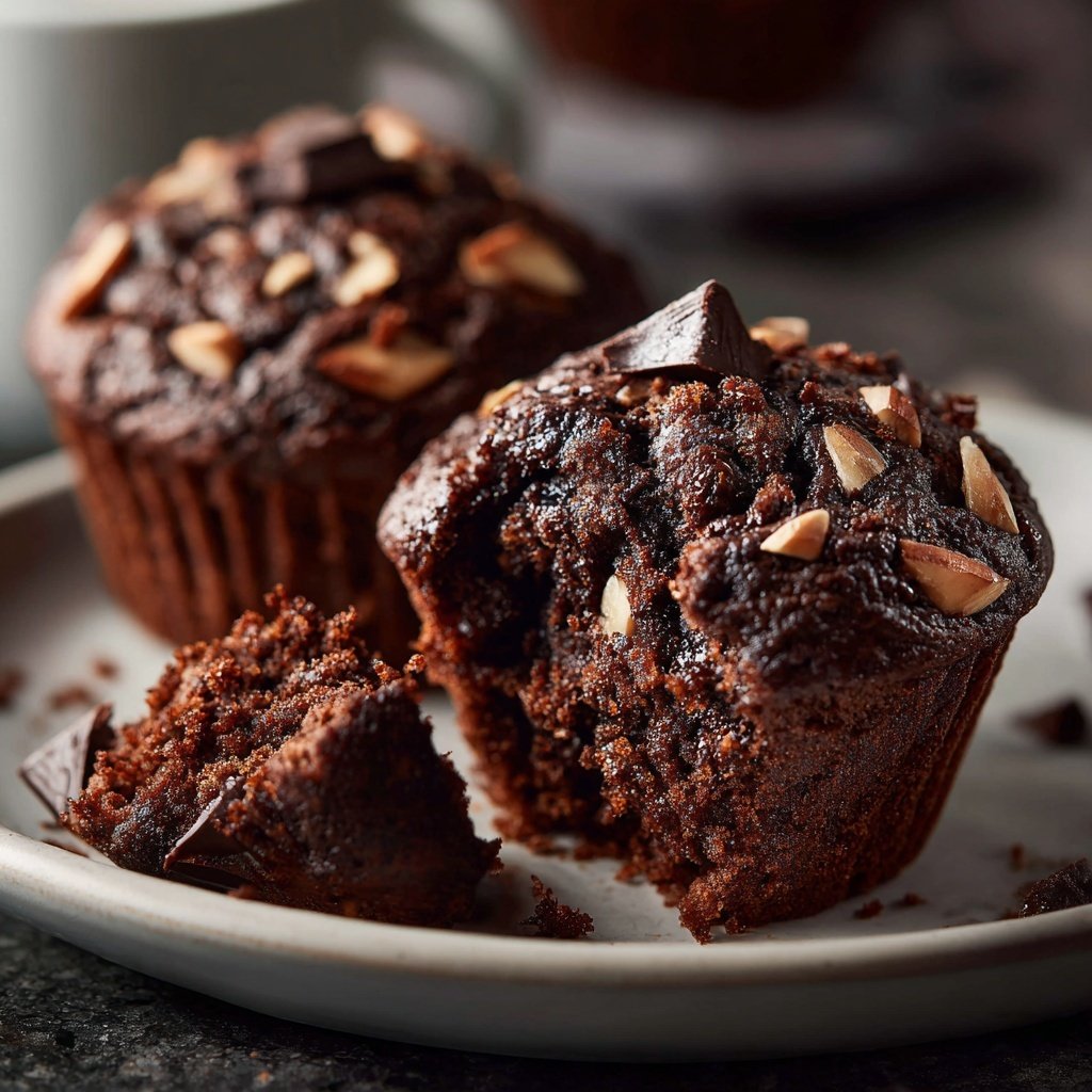 Chocolate Almond Flour Muffins