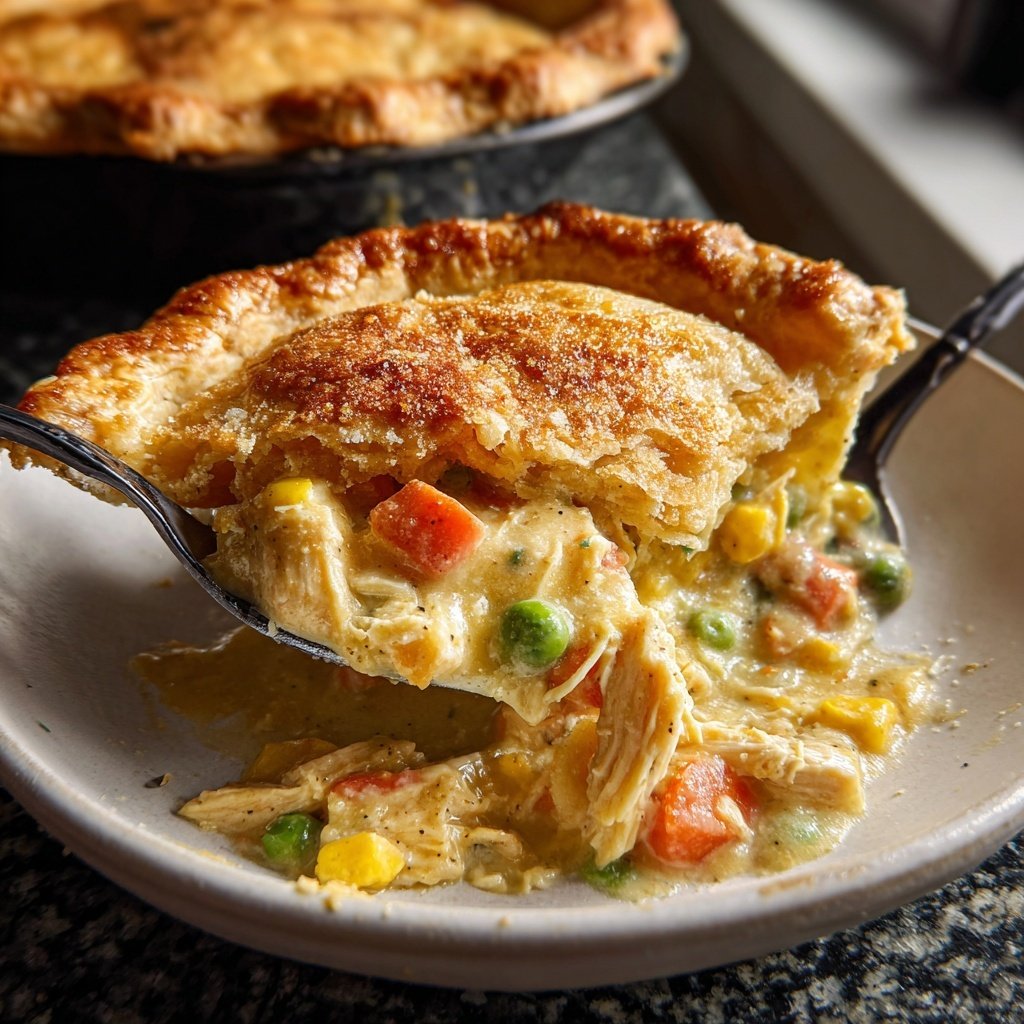 Chicken Pot Pie With Flaky Crust