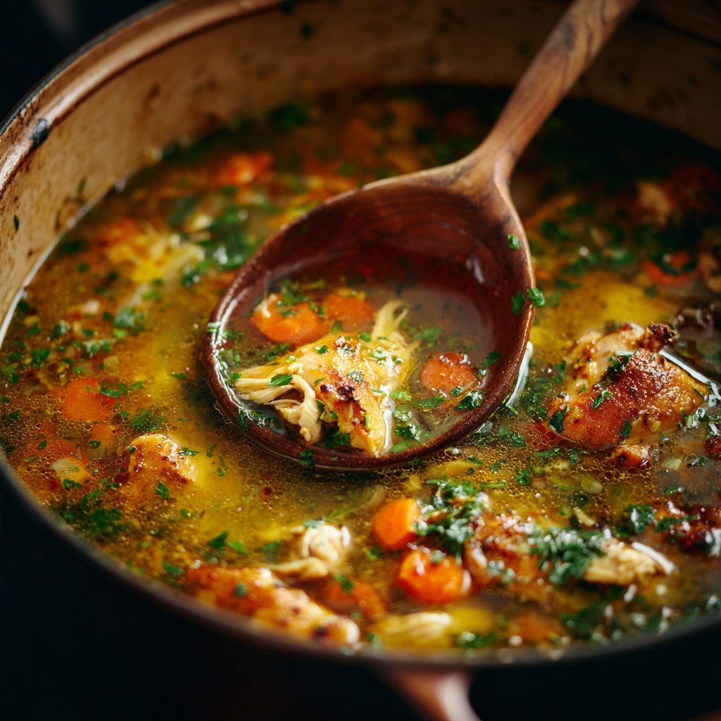 Rotisserie Chicken And Vegetable Soup