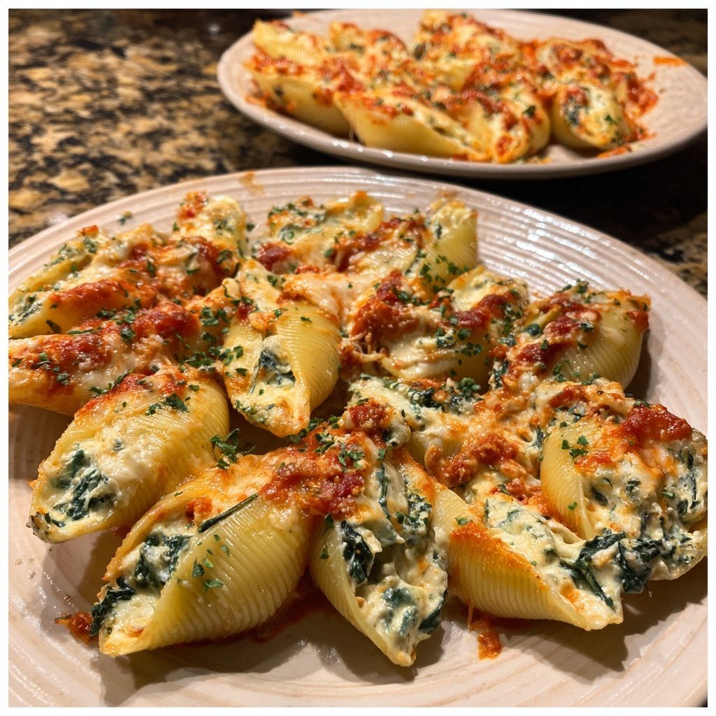 Sunday Vegetable Stuffed Shells