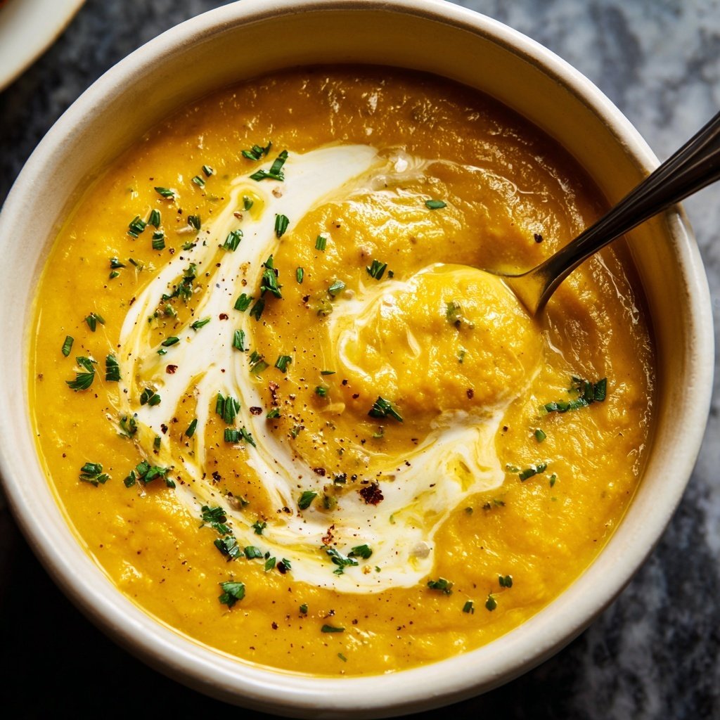 Creamy Lemon Lentil Soup