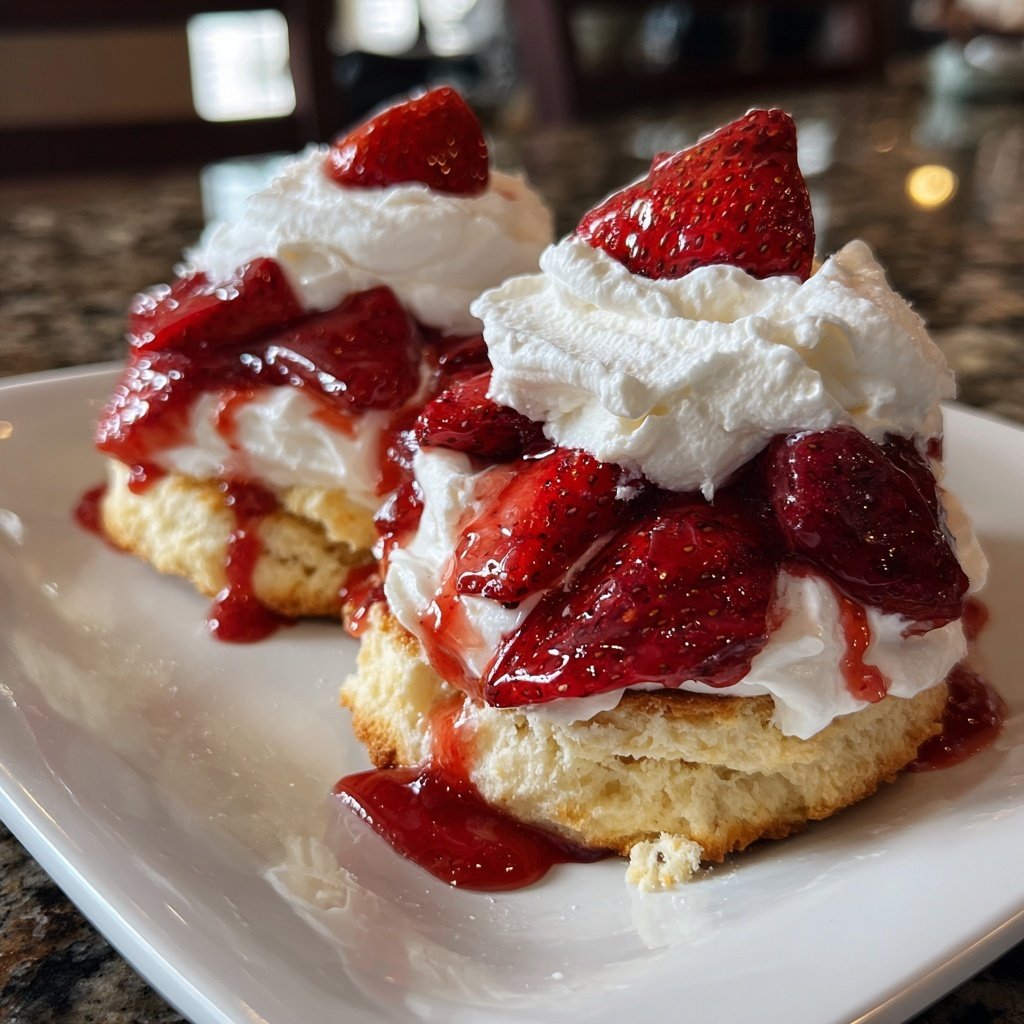 Valentines Treats Strawberry Shortcakes