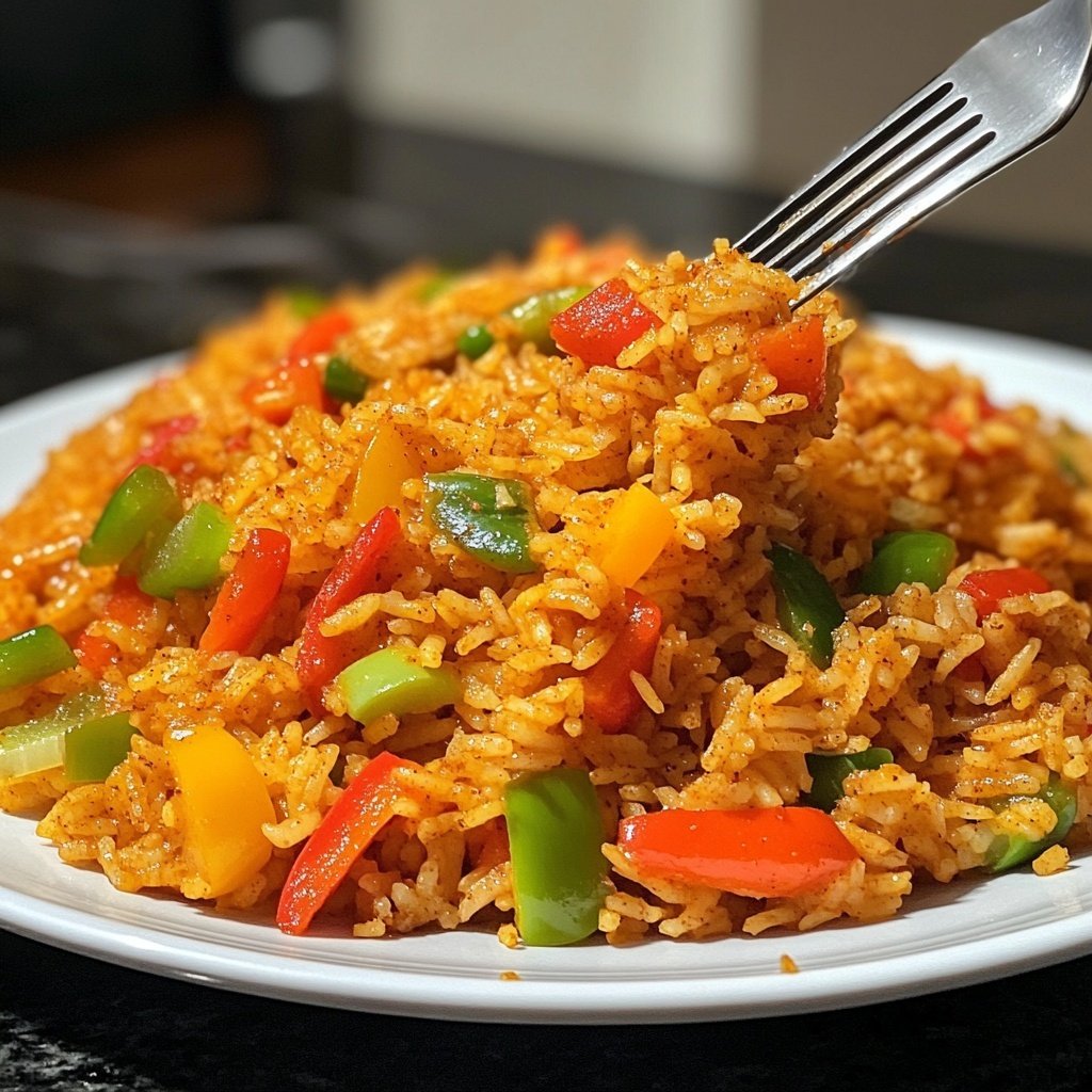 Jamaican Spiced Rice with Vegetables